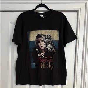 Black Stevie Nicks Graphic T-Shirt-size XL